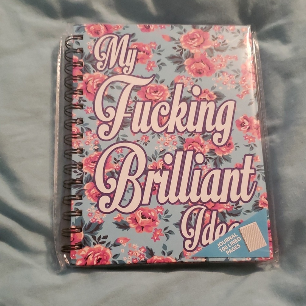 💥💥SOLD💥💥"My F***ing Brilliant Ideas" journal (two journals left